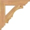 Ekena Millwork Balboa Traditional Smooth Bracket, Western Red Cedar, 3 1/2"W x 20"D x 20"H BKT04X20X20BOA01SWR - alternate 2